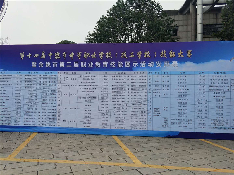 公司為“第（dì）十四屆寧波市中（zhōng）等職業學校（技工學校）技能大賽”提供了優質的設備和（hé）技（jì）術支持