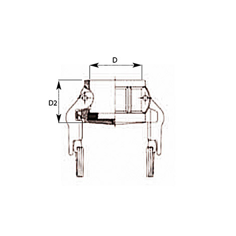 襯氟CAMLOCK DC安全型  TYPE PLSDC